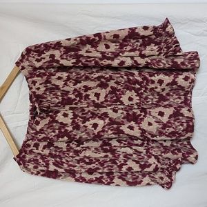 Jacob blouse purple peach printed medium  blouse